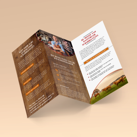 Professioneel POS materiaal ontwerp voor beurs